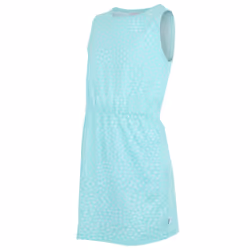 Regatta Girls Beylina Micro-Dot Dress - 3-4 Years, Aruba Blue/White