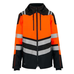 Regatta Professional Mens High-Vis Waterproof Jacket - 4XL, Black/Orange