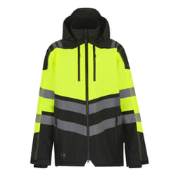 Regatta Professional Mens High-Vis Waterproof Jacket - 3XL, Black/Yellow