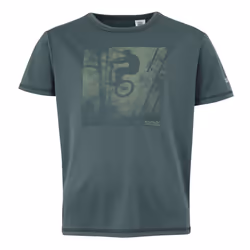 Regatta Childrens/Kids Alvarado IX Bicycle T-Shirt - 3-4 Years, Stormy Weather