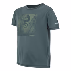 Regatta Childrens/Kids Alvarado IX Bicycle T-Shirt - 3-4 Years, Stormy Weather