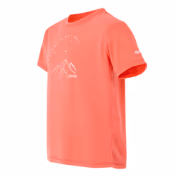 Regatta Childrens/Kids Alvarado IX Mountain T-Shirt - 11-12 Years, Peach Bloom