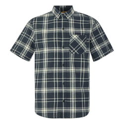 Regatta Mens Loran Short-Sleeved Shirt - XXL, Navy