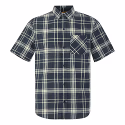 Regatta Mens Loran Short-Sleeved Shirt - S, Navy