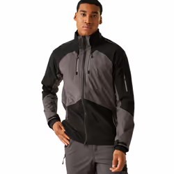 Regatta Professional Unisex Adult Waterproof Stretch Shell Jacket - 4XL, Slate Grey/Black