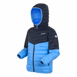 Regatta Childrens/Kids Hillpack III Hooded Jacket - 14 Years, Elysium Blue/Navy