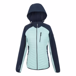 Regatta Womens/Ladies Pro Hybrid II Padded Jacket - 8 UK, Navy/Icy Morn