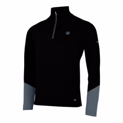 Dare 2B Mens Torrek Lite Jersey - L, Black/Stormy Weather