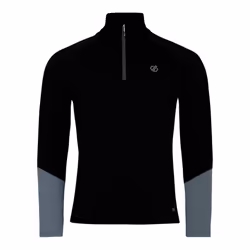 Dare 2B Mens Torrek Lite Jersey - L, Black/Stormy Weather
