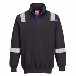 Portwest Unisex Adult WX3 FR Modaflame Sweatshirt - L, Black