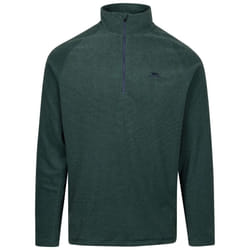 Trespass Mens Keynote Anti Pilling 1/4 Zip Fleece Top - XL, Pine
