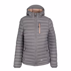 Trespass Womens/Ladies Lenka Hooded Padded Jacket - 6 UK, Platinum