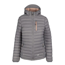 Trespass Womens/Ladies Lenka Hooded Padded Jacket - 6 UK, Platinum