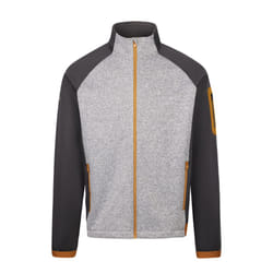 Trespass Mens AT300 Foxearth Full Zip Fleece Jacket - XXL, Grey Marl