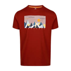 Trespass Mens Ennadai Printed T-Shirt - L, Burnt Sienna