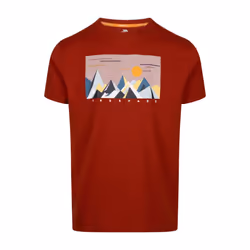 Trespass Mens Ennadai Printed T-Shirt - XL, Burnt Sienna