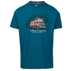 Trespass Mens Tokso T-Shirt - L, Bondi Blue