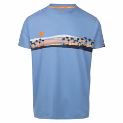 Trespass Mens Printed Casual T-Shirt - XL, Cornflower Marl