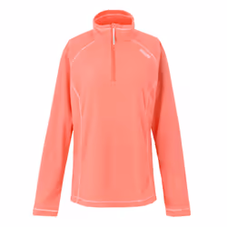 Regatta Great Outdoors Womens/Ladies Montes Half Zip Fleece Top - 18 UK, Peach Bloom/Shell Pink