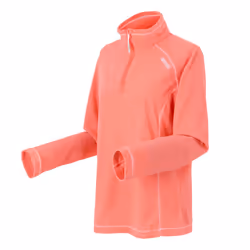 Regatta Great Outdoors Womens/Ladies Montes Half Zip Fleece Top - 18 UK, Peach Bloom/Shell Pink