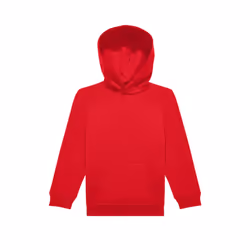 B&C Childrens/Kids ID.333 Long-Sleeved Hoodie - 3-4 Years, Red