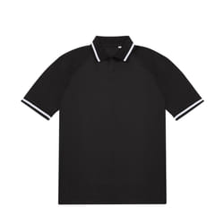 B&C Unisex Adult Active Polo Shirt - S, Black