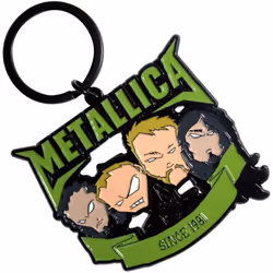 Metallica Since 1981 Heads Double Sided Keyring