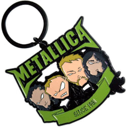 Metallica Since 1981 Heads Double Sided Keyring