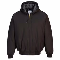 Portwest Unisex Adult Duck Quilt Lined Hooded Padded Jacket - L, Black