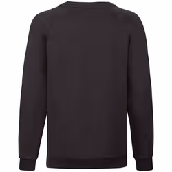 Fruit Of The Loom Childrens/Kids Classic Raglan Sweatshirt - 12-13 Years, Black