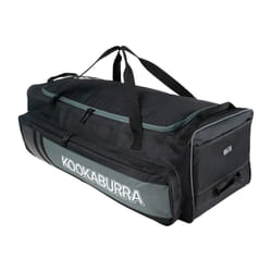 Kookaburra 4500 Cricket Wheelie Duffle Bag - One Size, Black/Grey