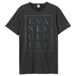 Amplified Unisex Adult Block Evanescence T-Shirt - XS, Charcoal