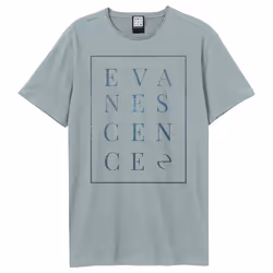 Amplified Unisex Adult Block Evanescence T-Shirt - XS, Strange Blue