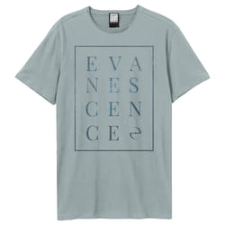 Amplified Unisex Adult Block Evanescence T-Shirt - XS, Strange Blue