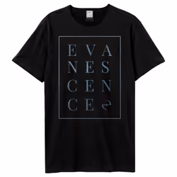Amplified Unisex Adult Block Evanescence T-Shirt - XS, Black