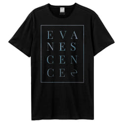 Amplified Unisex Adult Block Evanescence T-Shirt - XS, Black