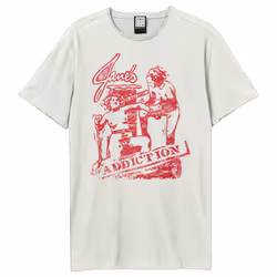 Amplified Unisex Adult It's My Party Jane's Addiction T-Shirt - XS, Vintage White
