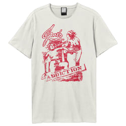 Amplified Unisex Adult It's My Party Jane's Addiction T-Shirt - XS, Vintage White