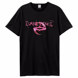 Amplified Unisex Adult Glow Evanescence T-Shirt - XXL, Black