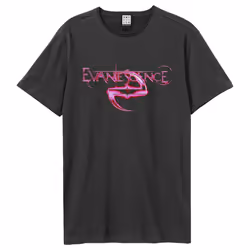 Amplified Unisex Adult Glow Evanescence T-Shirt - XS, Charcoal