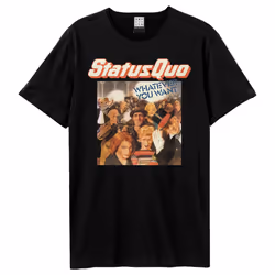 Amplified Unisex Adult Whatever You Want Status Quo T-Shirt - XS, Black