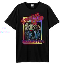 Amplified Unisex Adult Piledriver Status Quo T-Shirt - XS, Black
