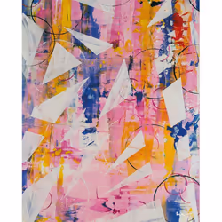 Anna Bernad Dancing Rainbow Canvas Print