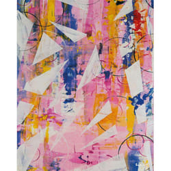 Anna Bernad Dancing Rainbow Canvas Print