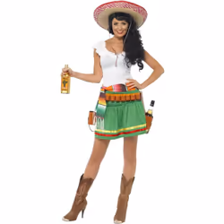 Smiffys Womens/Ladies Tequila Girl Costume Set