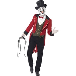 Smiffys Mens Sinister Ringmaster Costume Set - L, Red/Black/White