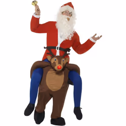 Smiffys Rudolph Christmas Piggy Back Costume