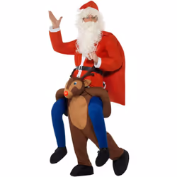 Smiffys Rudolph Christmas Piggy Back Costume
