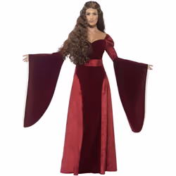 Smiffys Womens/Ladies Medieval Queen Costume