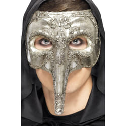 Smiffys Unisex Adult Luxury Venetian Capitano Halloween Eye Mask